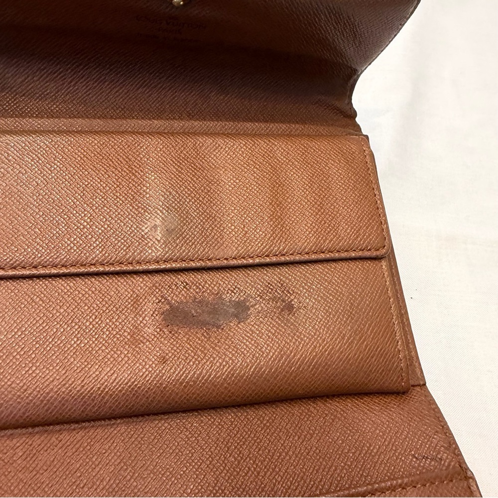 Louis Vuitton Monogram Porte Monnaie Billets Viennois‎ Wallet Coin Purse Vintage - Picture 6 of 10